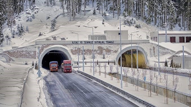 Ilgaz Tüneli tatbikat nedeniyle ulaşıma kapanacak