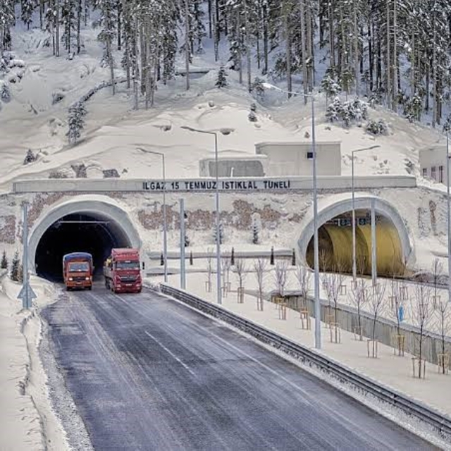 Ilgaz Tüneli tatbikat nedeniyle ulaşıma kapanacak