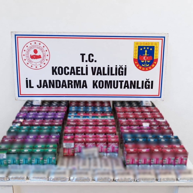 Kocaeli'de 5,4 milyon liralık kaçakçılık operasyonu