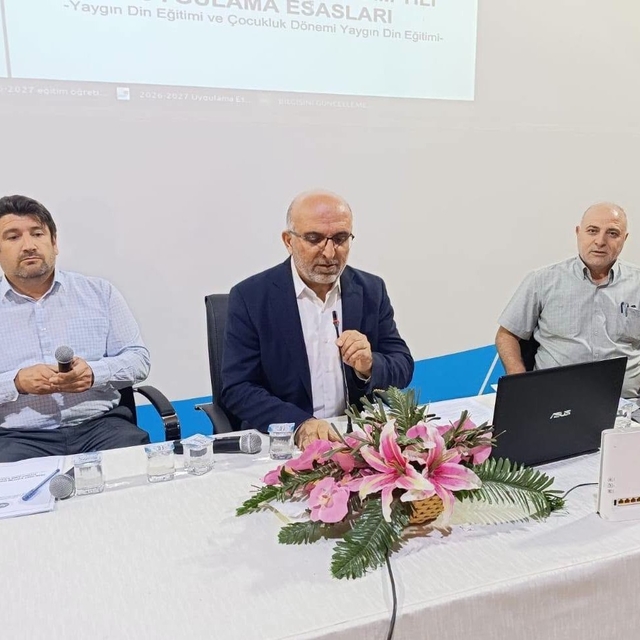 İl müftülüğünde yeni eğitim öğretim yılı toplantısı yapıldı