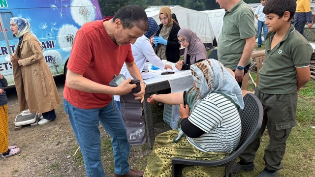 Çarşamba'da mevsimlik tarım işçilerine sağlık taraması