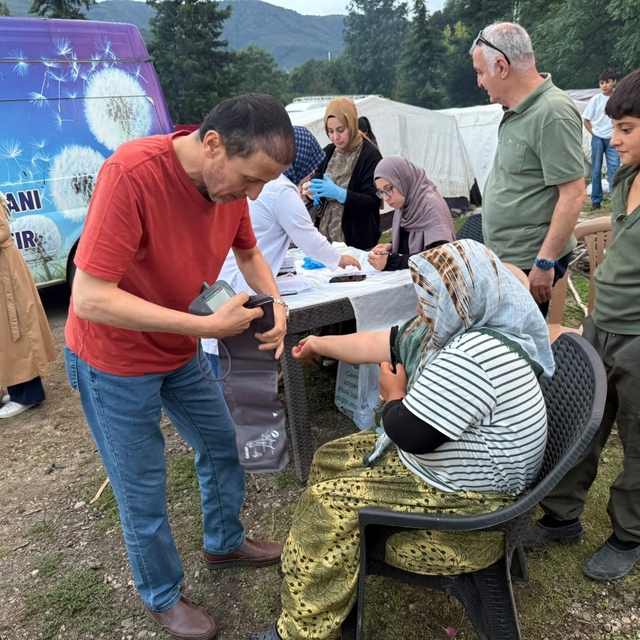 Çarşamba'da mevsimlik tarım işçilerine sağlık taraması