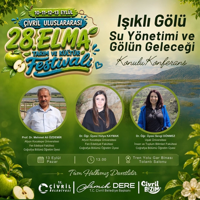 Çivril'de tarım, tarih ve Işıklı Gölü konuşulacak