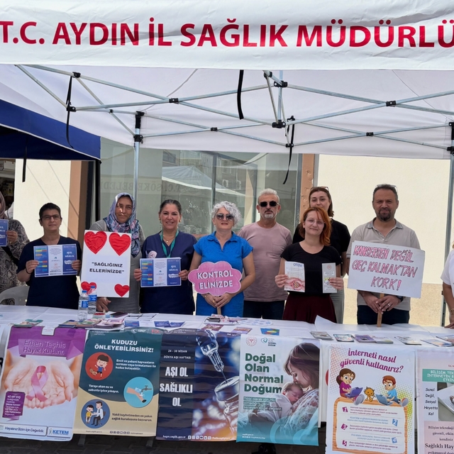 Söke'de vatandaşlar 'sağlıklı yaşam' konusunda bilgilendirildi