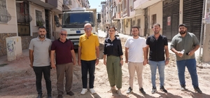 Başkan Akın çalışmaları yerinde inceledi