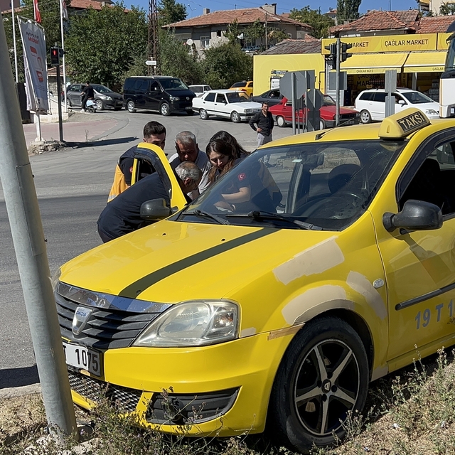 Çorum'da trafik kazası: 1 yaralı