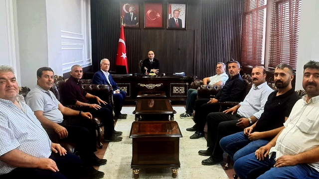 Altun'dan, Kaymakam Ceylan'a hayırlı olsun ziyareti
