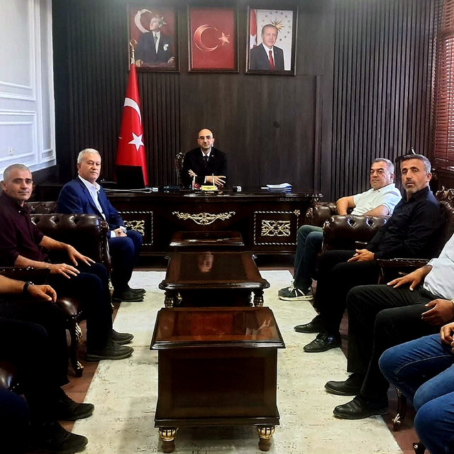 Altun'dan, Kaymakam Ceylan'a hayırlı olsun ziyareti