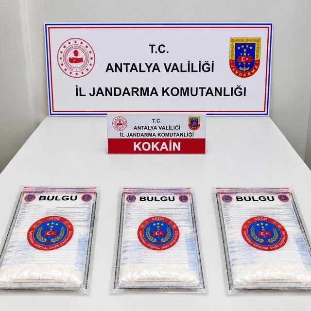 Aksu'da 2 kilo 750 gram kokain ele geçirildi