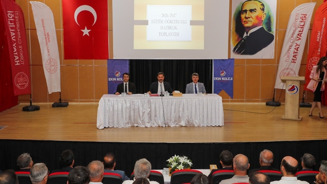 Hatay'da 2026-2027 eğitim öğretim yılı hazırlıkları değerlendirildi