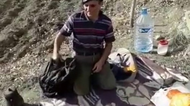 Fenomen çobanın gülümseten kahvaltı hazırlığı