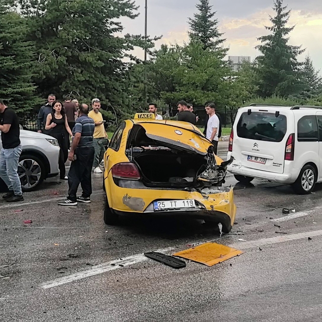 Erzurum'da bir ayda 533 trafik kazası