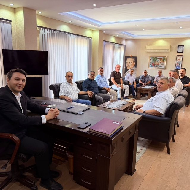 Buharkentli muhtarlar, Kaymakam Haydaroğlu ile görüştü