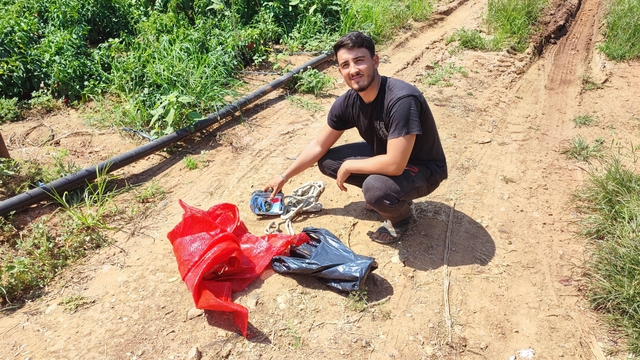 Salçalık biberi önce hırsızlar hasat etti
Tarla sahibi 1 ton salçalık kırmızı biber çalındığını söyledi