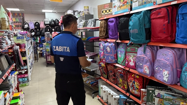 Zabıta ekipleri okul öncesinde kırtasiyelerde denetim yaptı
