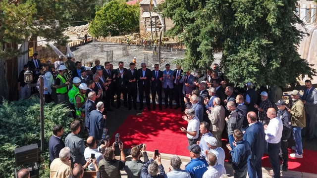 Aydıntepe Merkez Camii'nin temeli atıldı