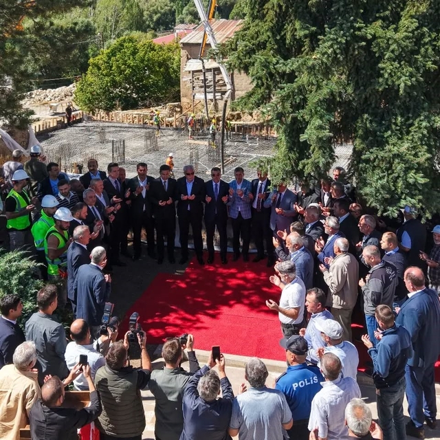 Aydıntepe Merkez Camii'nin temeli atıldı