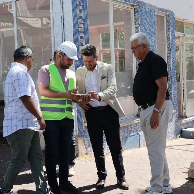 Başkan Tatık, Tavas'ta yürütülen çalışmaları sahada inceledi