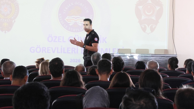 Aydın'da güvenlik personeline gelişim eğitimi