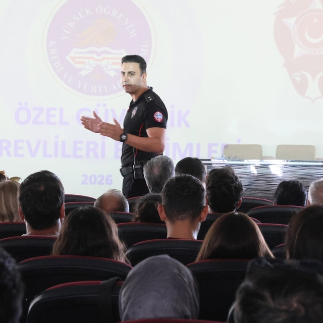 Aydın'da güvenlik personeline gelişim eğitimi