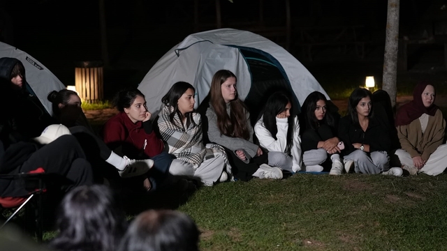 Düzce'de gençler doğa kampında buluştu