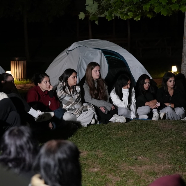 Düzce'de gençler doğa kampında buluştu