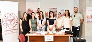 Düzce'de hastanede "Her Gün Halk Sağlığı" standı kuruldu