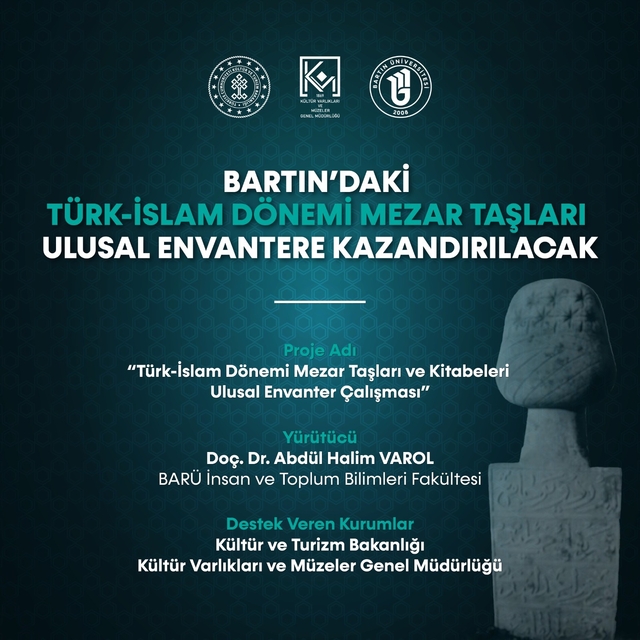 Bartın'daki Türk-İslam Dönemi mezar taşları ulusal envantere kazandırılacak
