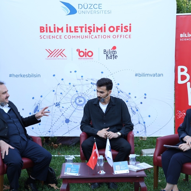 Düzce Üniversitesi 'Gazze İçin Bilim Kafe' etkinliklerine devam ediyor