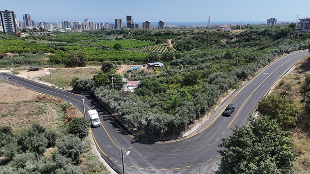 Mersin'de 11,5 kilometrelik yol yenilendi