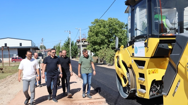 Başkan Özlü saha çalışmalarını inceledi