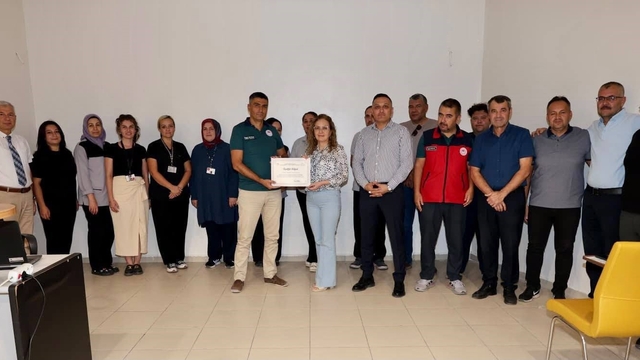 Dinar'da hastane çalışanlarına yönelik su verimliliği toplantısı