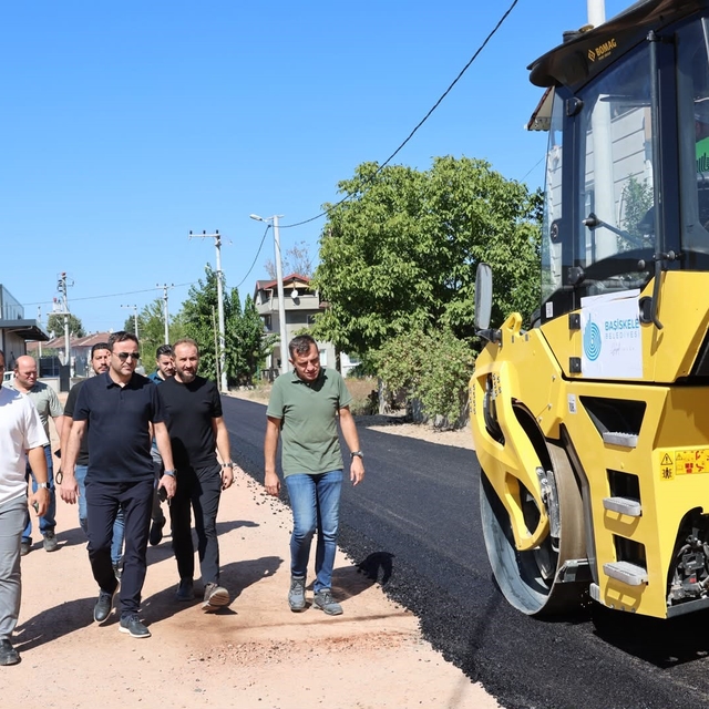 Başkan Özlü saha çalışmalarını inceledi