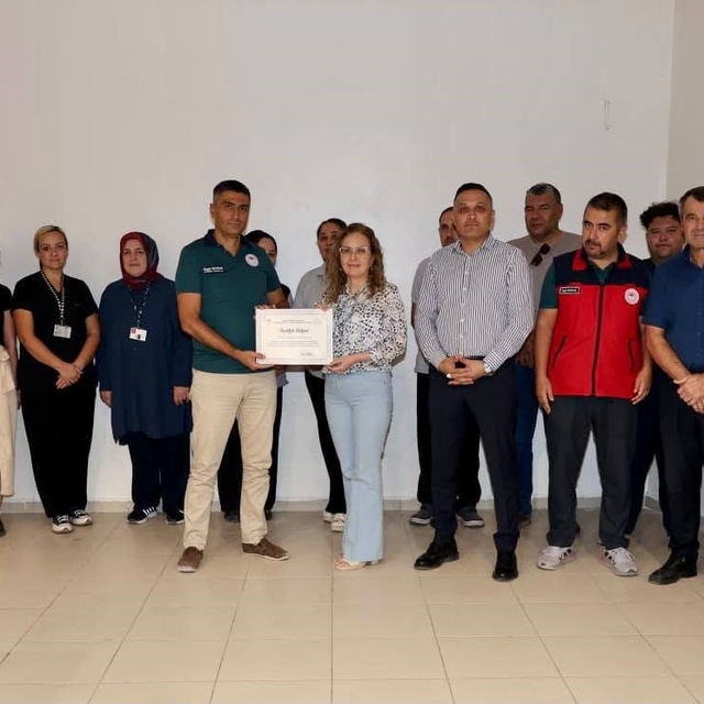 Dinar'da hastane çalışanlarına yönelik su verimliliği toplantısı