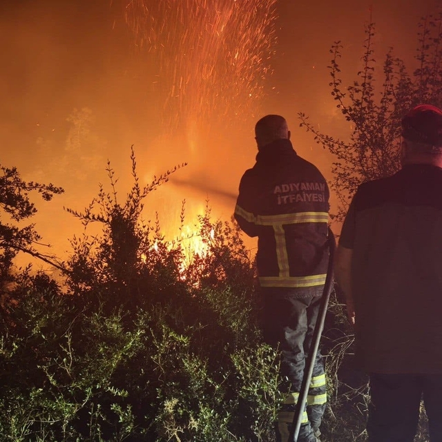 Adıyaman'dan Adana'ya itfaiye desteği