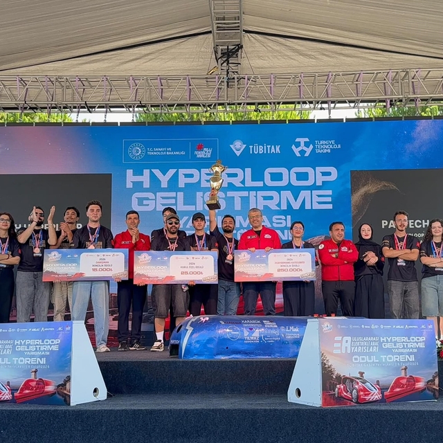 KBÜ'nün PARTECH Hyperloop Takımı Türkiye ikincisi oldu
