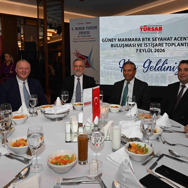 BTSO Yönetim Kurulu Başkanı Burkay, Turizm Seyahat Acentaları ile buluştu
B...