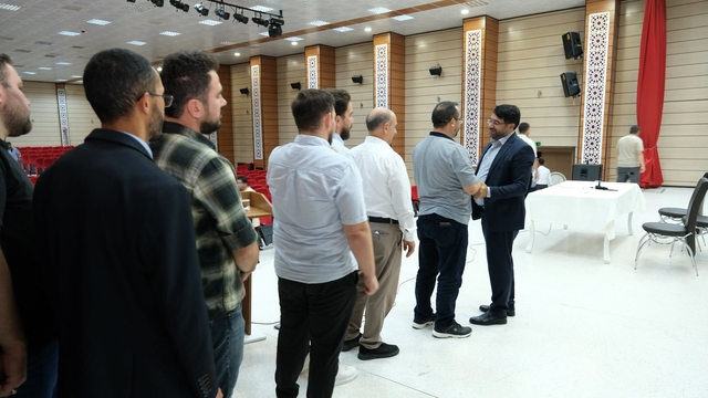 Erzincan İl Müftüsü Fakirullahoğlu personelle vedalaştı
