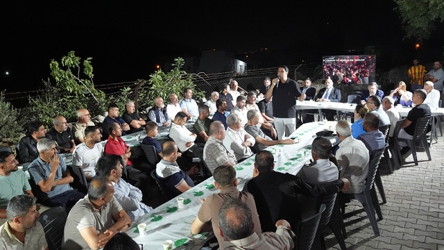 Yılmaz Dülük'te vatandaşlarla buluştu