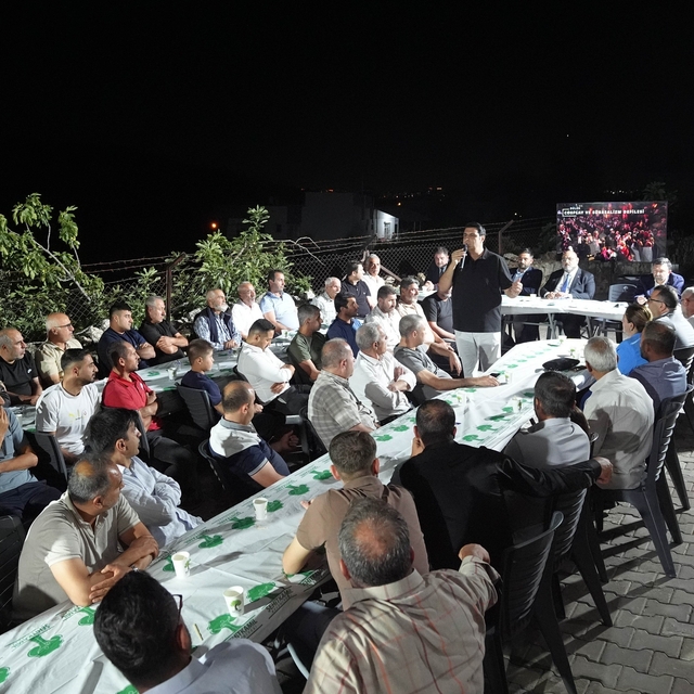 Yılmaz Dülük'te vatandaşlarla buluştu