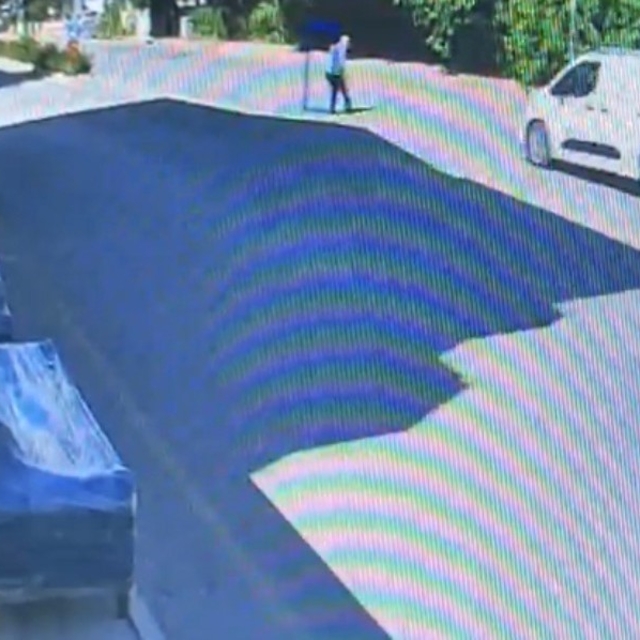 Elazığ'da yaşlı adamın hayatını kaybettiği kaza anı kameralara yansıdı