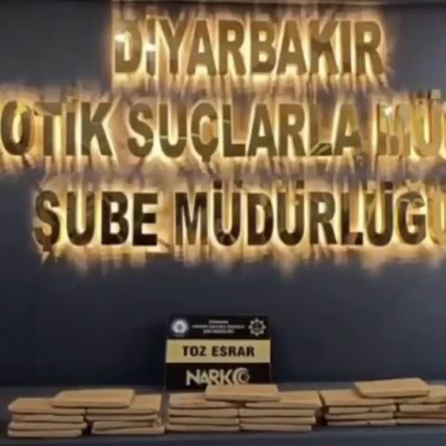 Diyarbakır'da 14 kilo esrar ele geçirildi, 1 kişi tutuklandı