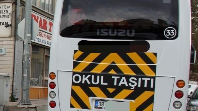 Kayseri'de okul servisi ücretleri belli oldu