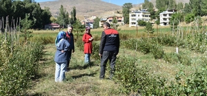 Bayburt'ta aronya üretimi yapan çiftçiye ziyaret