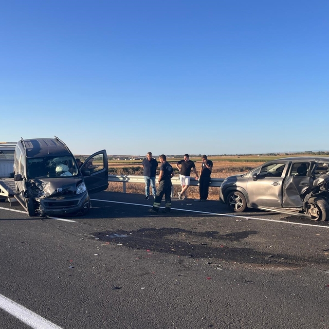 Tekirdağ'da korkutan kaza: 4 yaralı