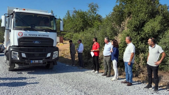 7 kilometrelik Çiftlik-Yeniköy bağlantı yolu yenilendi