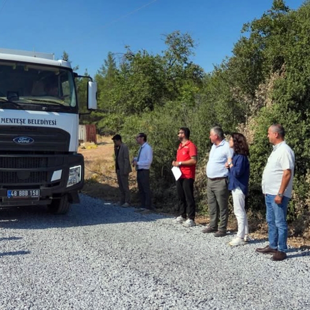 7 kilometrelik Çiftlik-Yeniköy bağlantı yolu yenilendi
