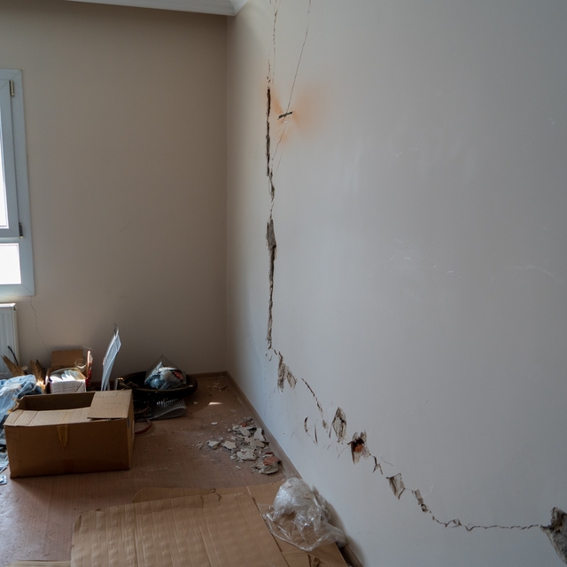 Manisa'da korkutan apartman
Derin yarıkların oluştuğu apartmanın sakinleri...