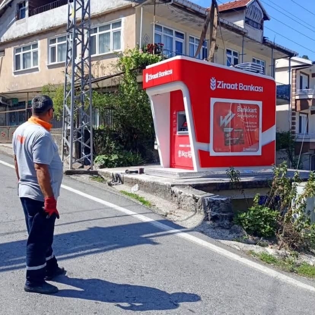 Kaptaş'a ATM hizmeti kazandırıldı