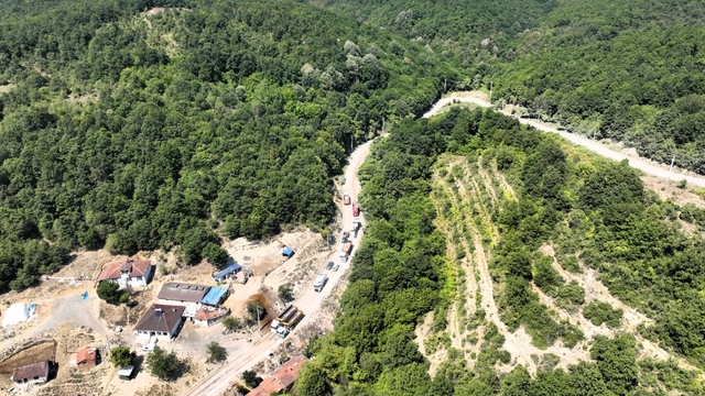 Körfez Asri Mezarlığı'na ulaşım yolu yenileniyor